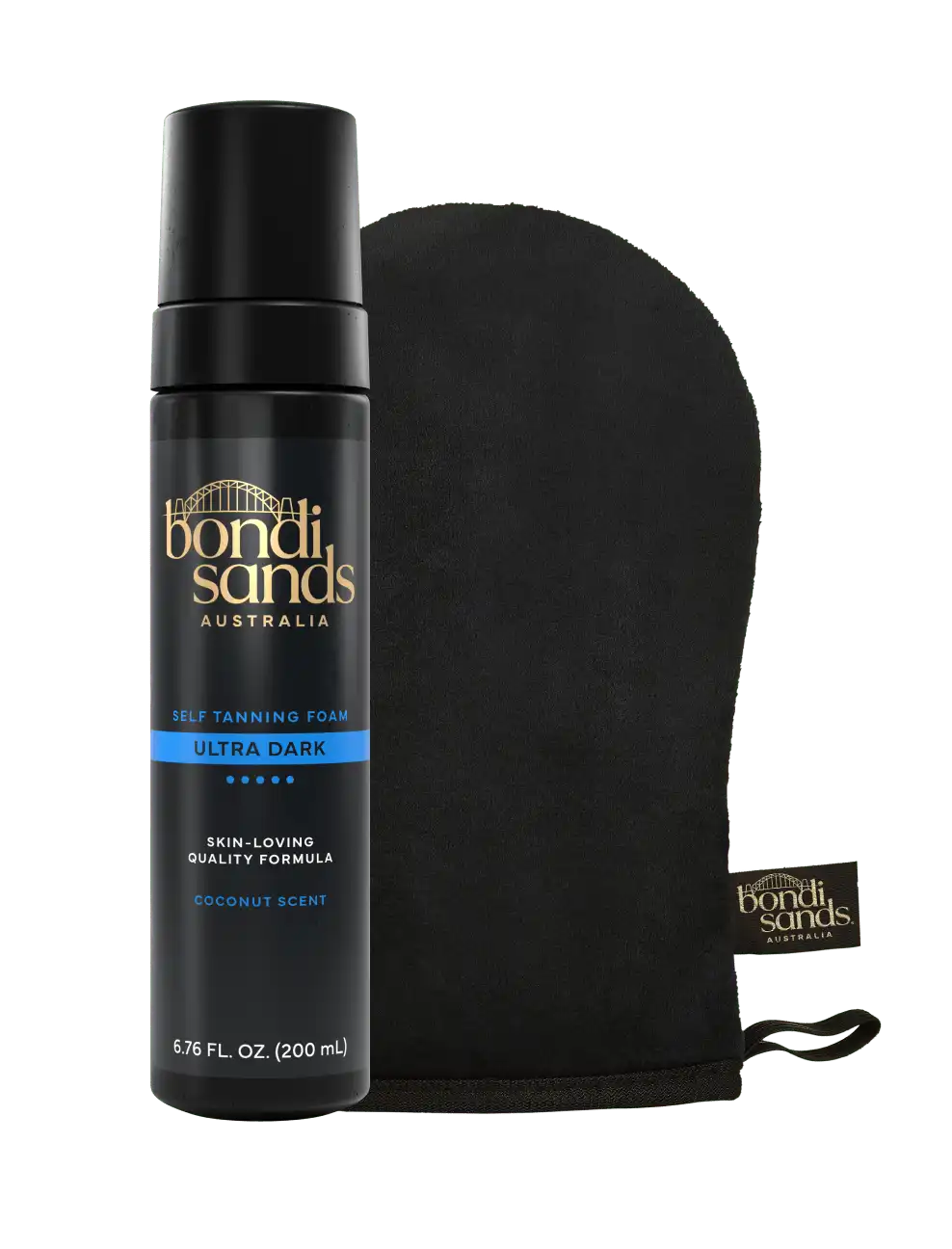 Ultra Dark Self Tanning Foam & Application Mitt Bundle