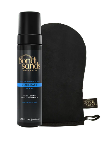 Ultra Dark Self Tanning Foam & Application Mitt Bundle