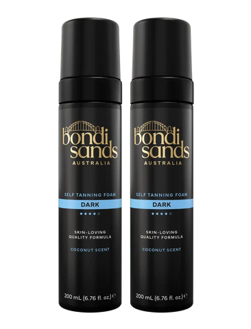 Dark Self Tanning Foam Duo