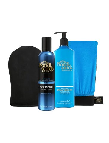 Aero Liquid Gold Self Tanning Routine Bundle