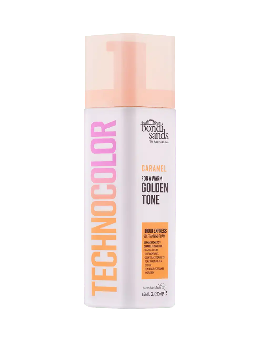 Caramel Technocolor 1 Hour Express Self Tanning Foam