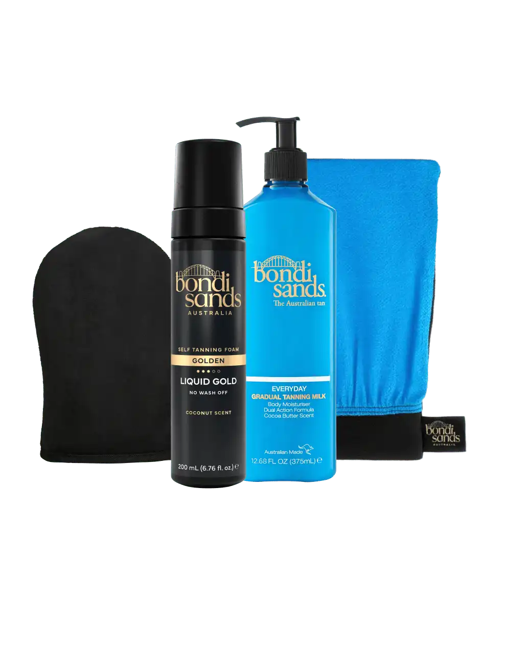 Liquid Gold Self Tanning Routine Bundle