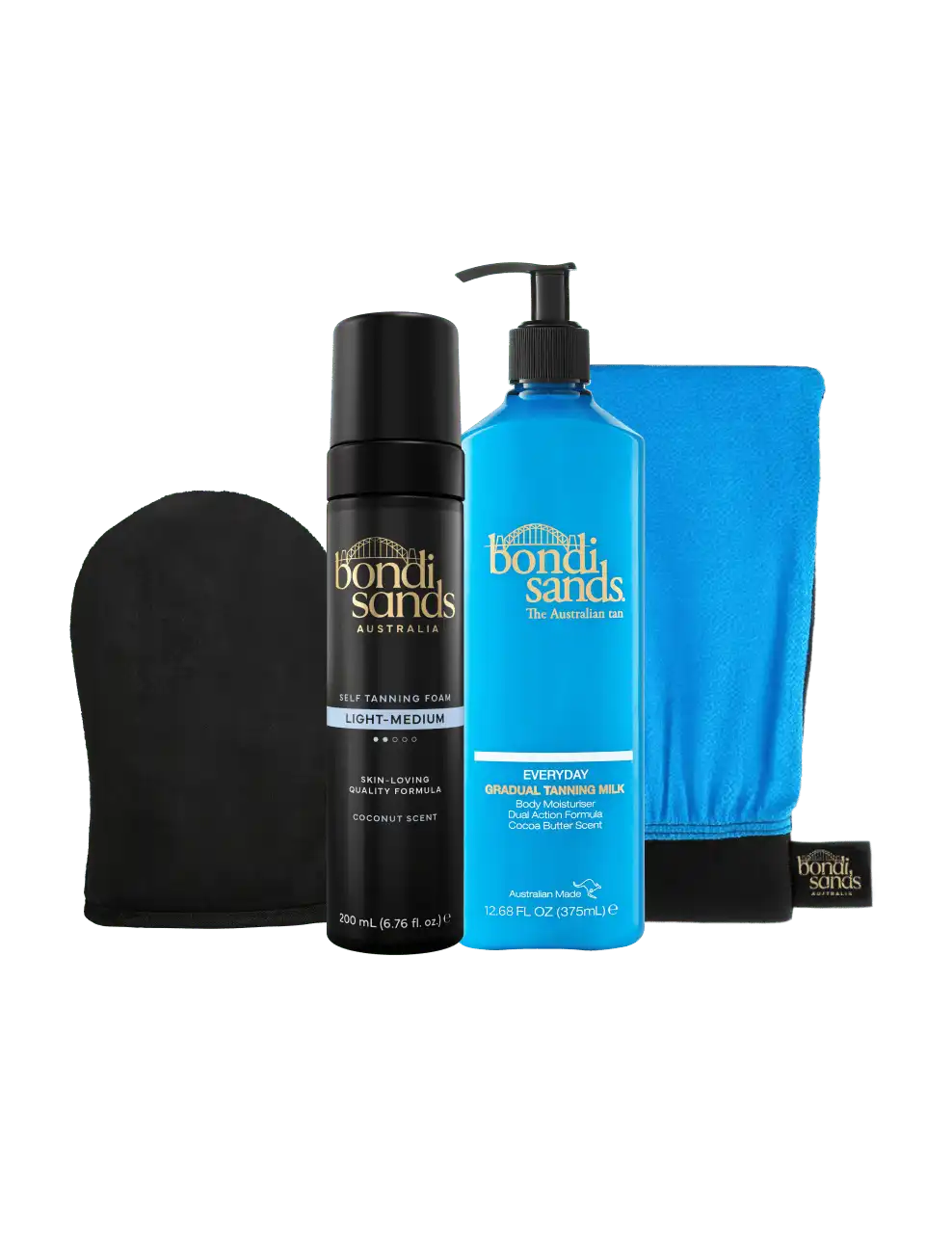 Light-Medium Self Tanning Routine Bundle