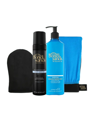 Light-Medium Self Tanning Routine Bundle